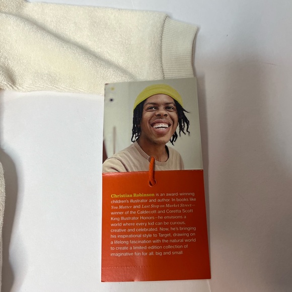 Baby Whale Print Hoodie & Bottom Set Christian Robinson X Target-Cream/Blue. NEW - Picture 10 of 13